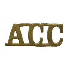 Army Catering Corps (A.C.C.) Shoulder Title