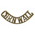Duke of Cornwall's Light Infantry (CORNWALL) Shoulder Title