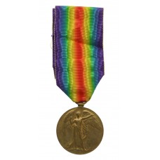 WW1 Victory Medal - Wkr. L. Crabtree, Queen Mary's Army Auxiliary Corps