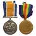 WW1 British War & Victory Medal Pair - Pte. J. Hart (ALIAS James Connor), 11th Bn. Royal Scots - Died of Wounds, 20/8/18