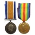 WW1 British War & Victory Medal Pair - Cpl. S.F. Wilson, Manchester Regiment
