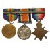 WW1 1914-15 Star Medal Trio - Dvr. A. Shine, Royal Artillery - Wounded