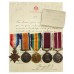 WW1 Prisoner of War MSM and Long Service Medal Group of Five with Buckingham Palace Letter - S.Sgt. A. Cockerill, Royal Artillery