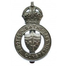 Bath Special Constabulary Cap Badge - King's Crown