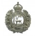 Berkshire Constabulary Chrome Wreath Cap Badge - King's Crown