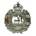 Berkshire Constabulary Chrome Wreath Cap Badge - King's Crown