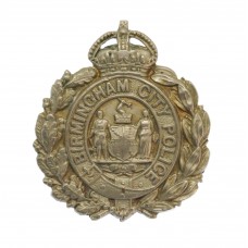 Birmingham City Police Small Wreath Cap Badge - King's Crown