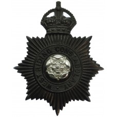 West Riding Constabulary Night Helmet Plate - King's Crown