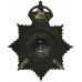 West Riding Constabulary Night Helmet Plate - King's Crown