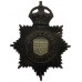 Cornwall Constabulary Night Helmet Plate - King's Crown