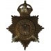 Cornwall Constabulary Night Helmet Plate - King's Crown