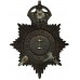 Nottinghamshire Constabulary Black Helmet Plate (Peacocks COA Centre) - King's Crown