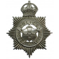 York City Police Helmet Plate - King's Crown