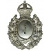 Worcester City Police Wreath Helmet Plate - King's Crown