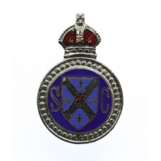 Stirlingshire Special Constabulary Enamelled Lapel Badge - King's