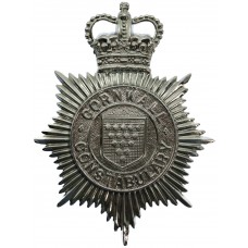 Cornwall Constabulary Helmet Plate - Queen's Crown