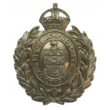 Blackpool Special Constabulary White Metal Wreath Cap Badge - Kin