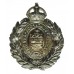 Blackpool Special Constabulary Chrome Wreath Cap Badge - King's Crown