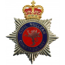 Civil Nuclear Constabulary Enamelled Helmet Plate - Queen's Crown