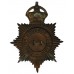 Walsall Borough Police Night Helmet Plate - King's Crown
