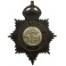 Huntingdon County Police (Huntingdonshire County Constabulary) Helmet Plate - King's Crown