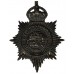 Huntingdon County Police (Huntingdonshire County Constabulary) Helmet Plate - King's Crown