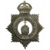 Bootle County Borough Police Chrome Helmet Plate - King's Crown