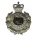 Monmouthshire Constabulary Small Wreath Helmet Plate - Queen's Crown