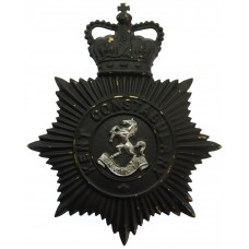 Kent Constabulary Night Helmet Plate - Queen's Crown