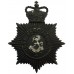 Kent Constabulary Night Helmet Plate - Queen's Crown