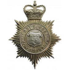 East Sussex Constabulary Helmet Plate - Queen's Crown