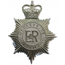 Merseyside Police Helmet Plate - Queen's Crown