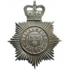 Southampton Police Helmet Plate - Queen's Crown