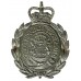 Stockport Borough Police Wreath Helmet Plate - Queen's Crown (Non Voided Centre)