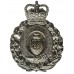 Dewsbury Borough Police Wreath Helmet Plate - Queen's Crown