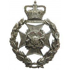 Salford City Police Wreath Helmet Plate - Queen's Crown