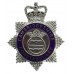 Cambridgeshire Constabulary Senior Officer's Enamelled Cap Badge - Queen's Crown