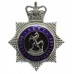 Kent County Constabulary Senior Officer's Enamelled Cap Badge - Queen's Crown