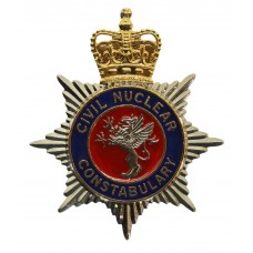 Civil Nuclear Constabulary Enamelled Cap Badge - Queen's Crown