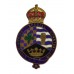 Lincolnshire Special Constabulary Enamelled Lapel Badge - King's Crown