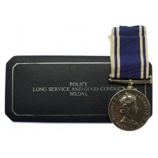 Elizabeth II Police Exemplary Long Service & Good Conduct Medal - Inspector John A. Thompson