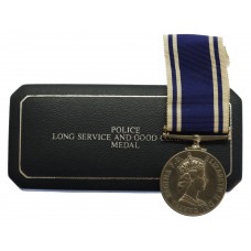 Elizabeth II Police Exemplary Long Service & Good Conduct Med
