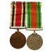 WW2 Defence Medal and George V Special Constabulary Long Service Medal (2 Bars - Long Service 1948, Long Service 1958) - William G. Wren