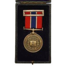 Liverpool City Police Good Service Medal (Silver) Presented by the Watch Committee, 10th March 1938 - Constable Walter Edwin Marlow