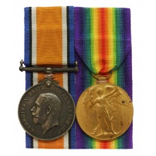 WW1 British War & Victory Medal Pair - Dvr. W.A. Crew, Royal Artillery