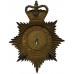 Flintshire Constabulary Night Helmet Plate - Queen's Crown