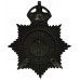 West Riding Constabulary Night Helmet Plate - King's Crown