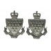 Pair of Cornwall Constabulary Collar Badges - Queen's Crown