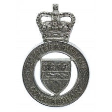 Leicester & Rutland Constabulary Cap Badge - Queen's Crown