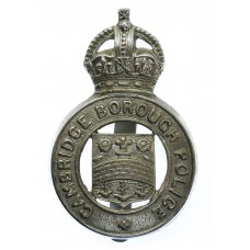 Cambridge Borough Police Cap Badge - King's Crown